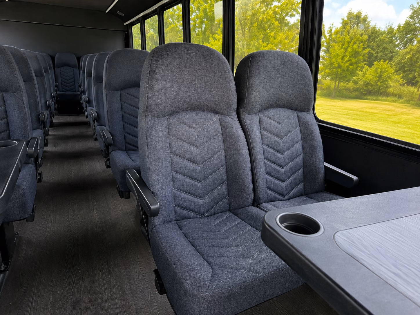 louisville 18 passenger minibus interior