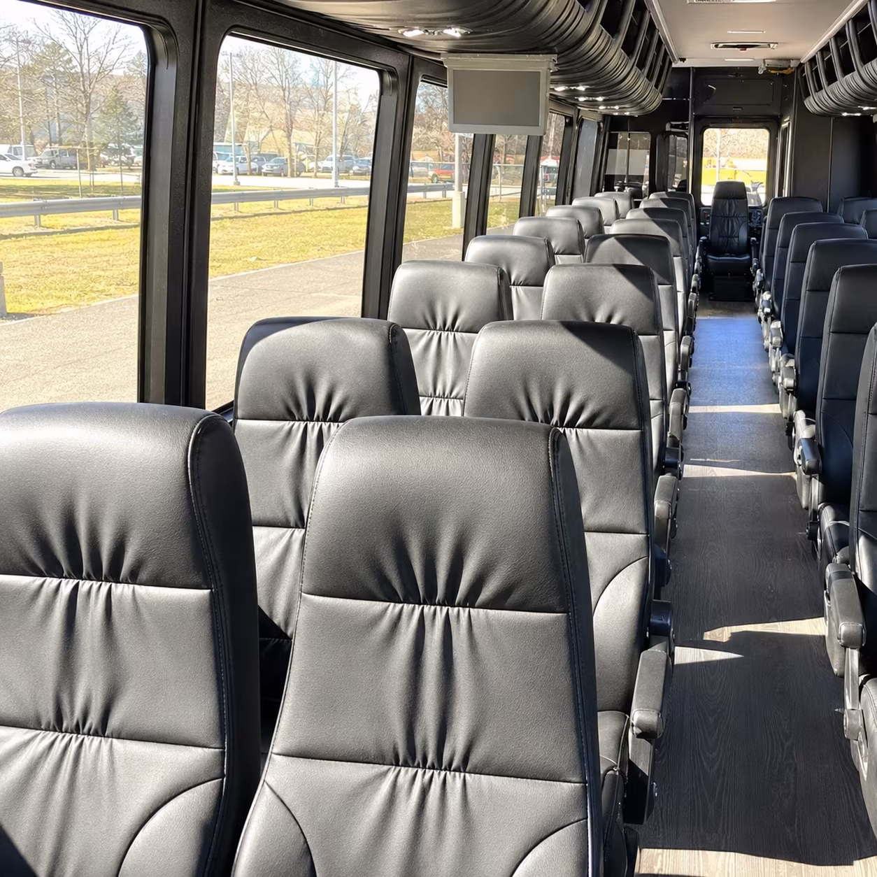 louisville 28 passenger minibus inside