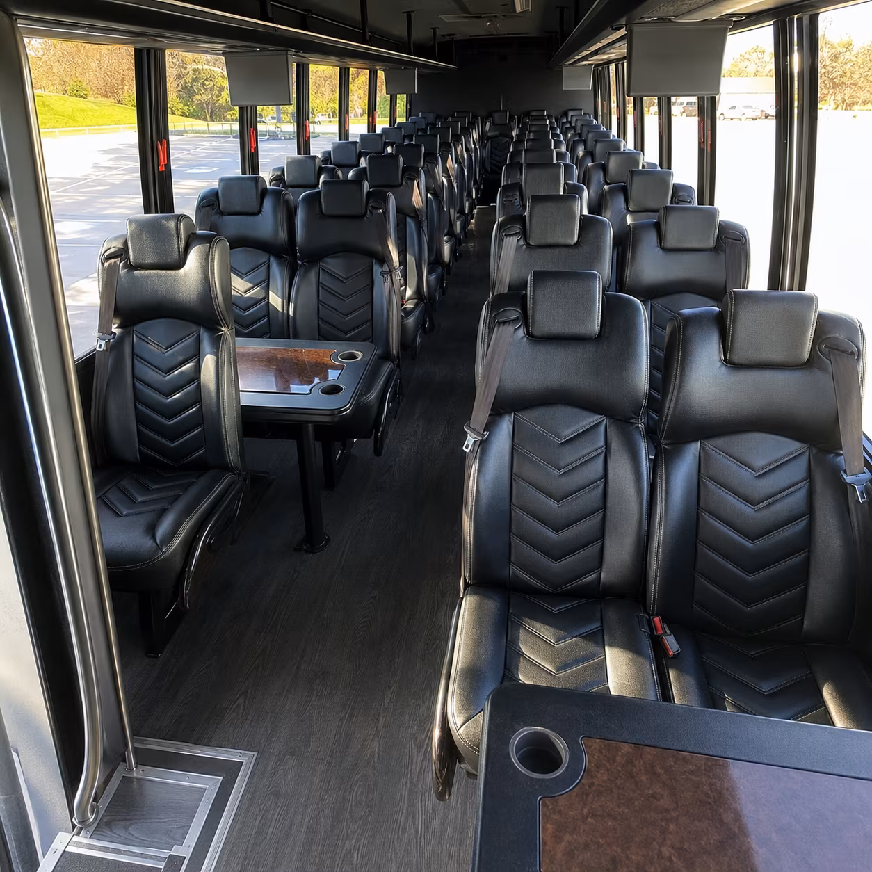louisville 28 passenger minibus interior