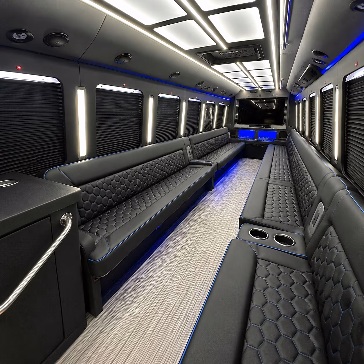 louisville party bus interior